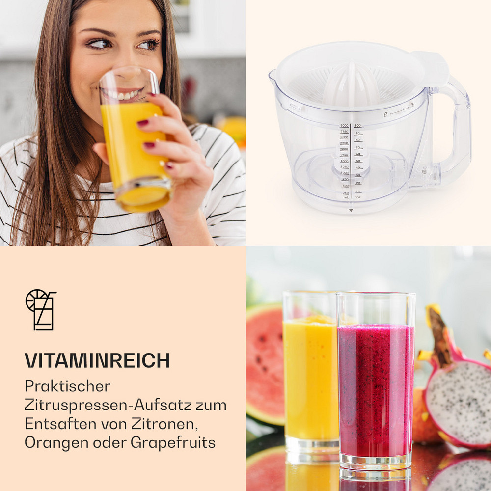 Багатофункціональний міксер Luca 1000 Вт 3 л регульована швидкість 6 режимів Білий (Німеччина, читати опис) Рівне - фото 5