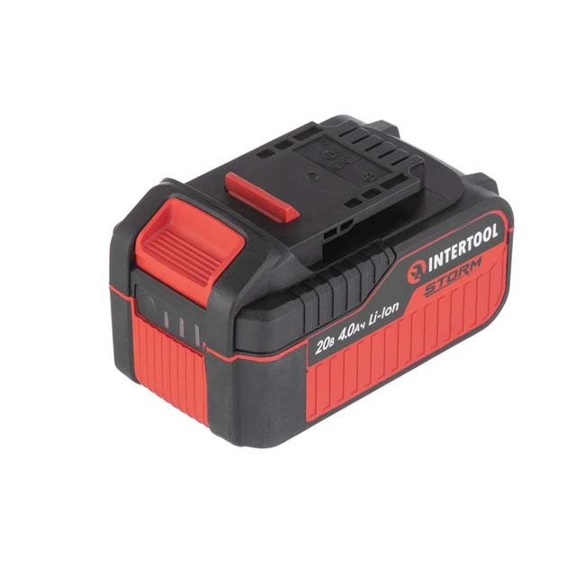 Акумулятор, 20 В, Li-Ion, 4,0 Аг, індикатор рівня заряду INTERTOOL WT-0341 Киев - изображение 7