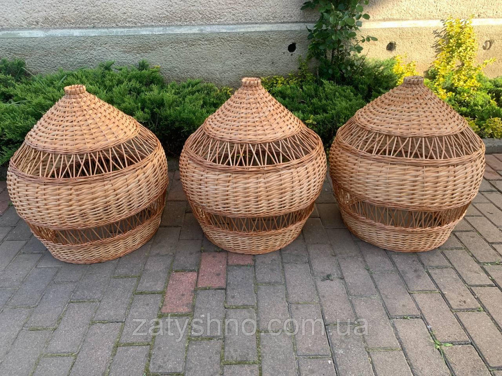 Люстра плетена із лози фігурна Київ - фото 2