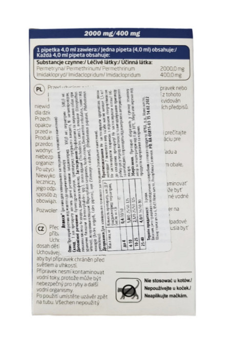 Атакса (Ataxxa) капли для собак от 25 до 40 кг против блох, клещей, вшей, власоедов (4,0 мл 1 пипетка) KRKA Винница - изображение 2