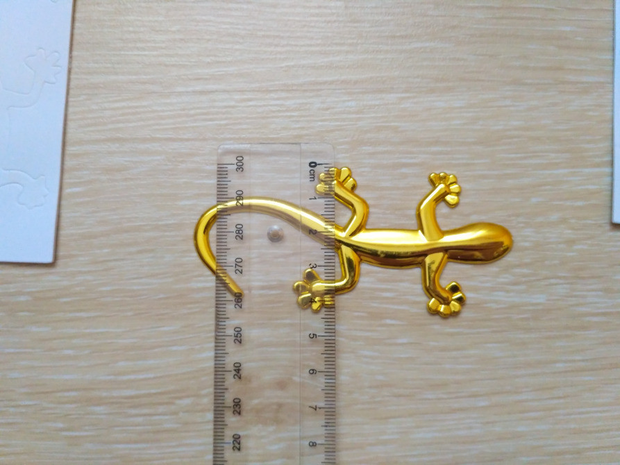 Наклейка Пластиковая Ящерица Золото Киев - изображение 3