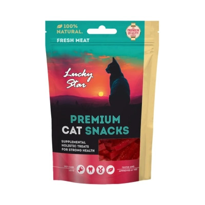 Ласощі для котів Lucky Star Міні соломка з качиного м'яса 65 г (4820281500725) Вінниця - фото 2