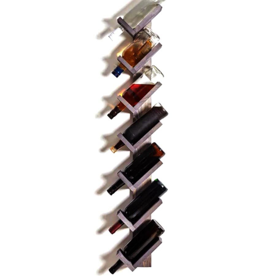 Настінна винна полиця "Хатіро 7" лофіра Миколаїв - фото 1