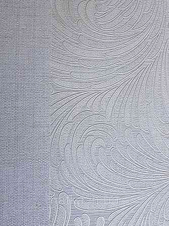 Шпалери метрові вінілові на флізелін Grandeco Poem геометрія абстракція мазки віяло білі молочні сріблясті Київ