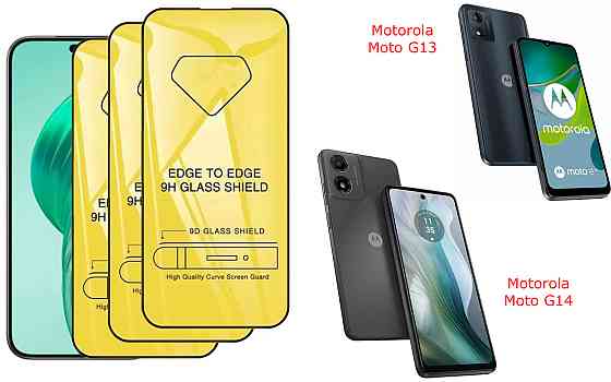 Захисне скло DefenzoGlass для Motorola Moto G13, Moto G14 – подвійна міцність Київ