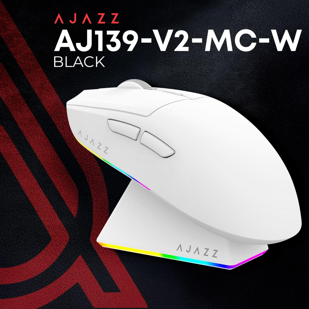 Миша бездротова Ajazz AJ139 V2 White (AJ139-V2-MC-W) ( Білий ) Харьков - изображение 20