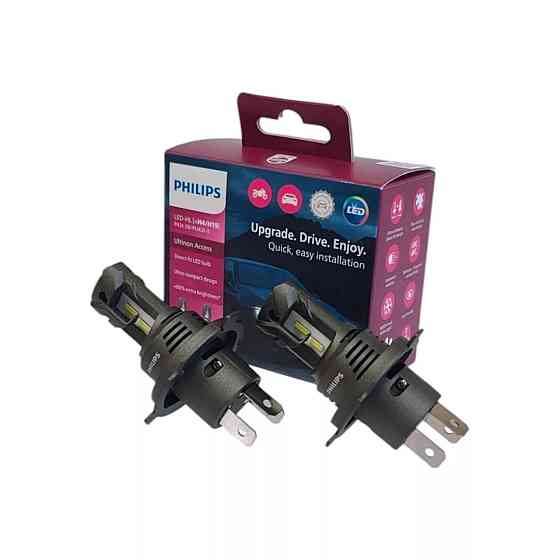 Комплект світлодіодних ламп PHILIPS H4/H19 11342U2500CX Ultinon Access +80% 12V Харків