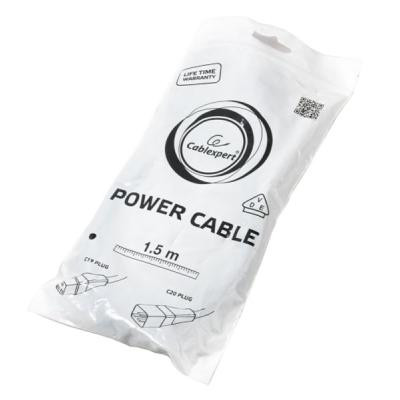 Кабель питания C19 to C20 1.5m 1.5mm2 16A Cablexpert (PC-189-C19) Винница - изображение 2