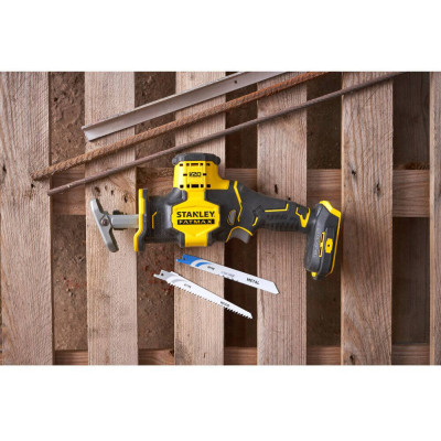 Сабельная пила Stanley FatMax безщёточная, 18ВLi-Ion, 0-2800 ход/мин, ход 19 мм (без АКБ и ЗУ) (SFMCS305B) Винница - изображение 2