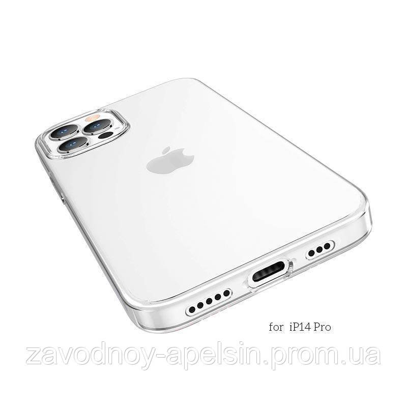Iphone 14 Pro Прозрачный чехол Премиум качество (hoco) Одесса - изображение 2