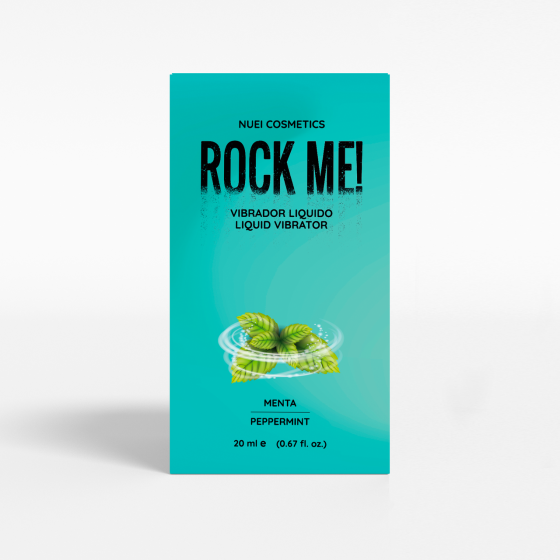 Жидкий вибратор ROCK ME! со вкусом мяты, 20 мл Nuei (Испания) Sex Aura Киев