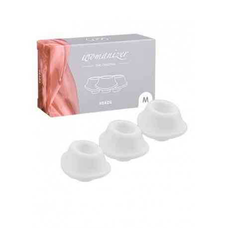 Сменные насадки на Womanizer Premium и Classic белые, размер М Sex Aura Киев