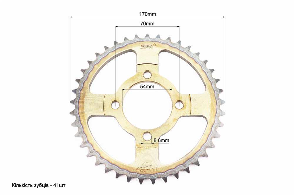 Зірки, ланцюг к-кт JH - 428H-104L+41T+14Т (у коробці) Киев - изображение 2
