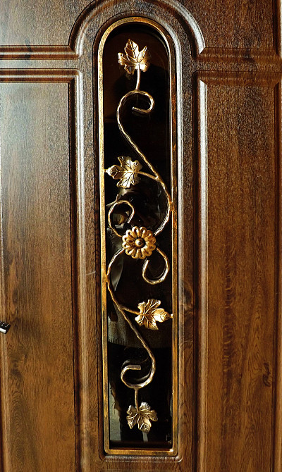 Двері вуличні Redfort, модель Арка з ковкою, комплектація Стандарт плюс (2 контури) Київ - фото 3