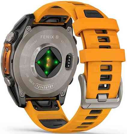 Смарт -Часы Garmin Fenix 8 47mm. AMOLED Sapphire Tit. Spark Orange Graph. Киев