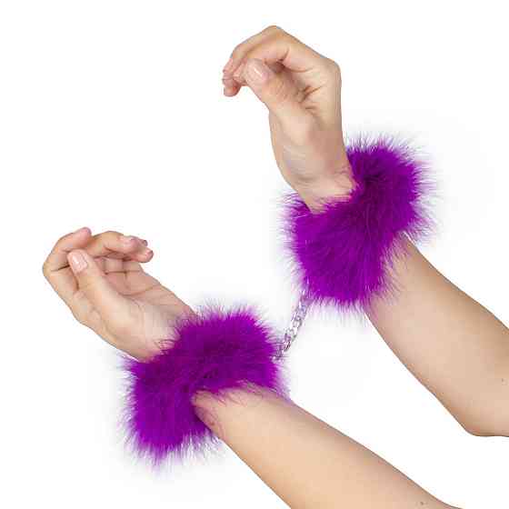 Наручники - Secret Play Feather Handcuffs Purple Sex Aura Київ