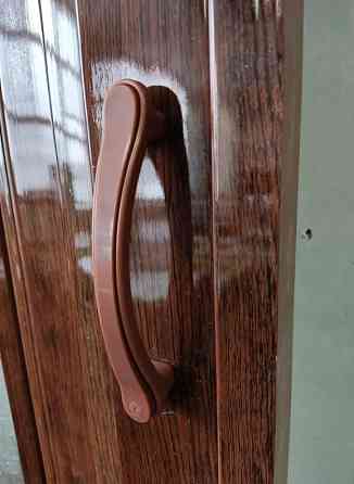 Двері гармошка полуостекленная 1020х2030х10мм Черешня №7 Дніпро