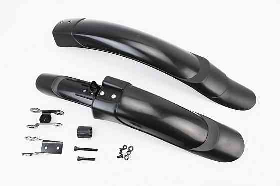 Крила пластмасові 24-26" MTB розсувні, чорні Київ