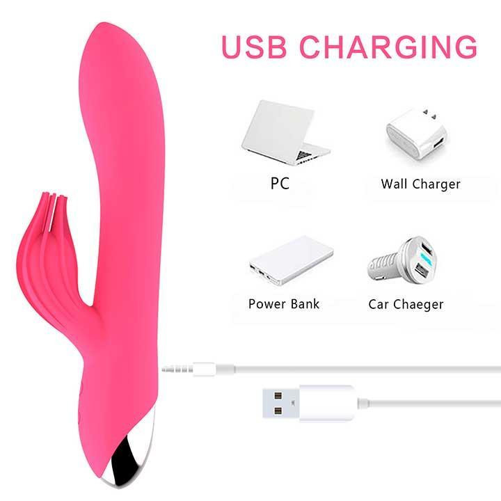 Вібратор кролик для точки G і клітора Mr. Rabbit фуксія Вінниця - фото 6