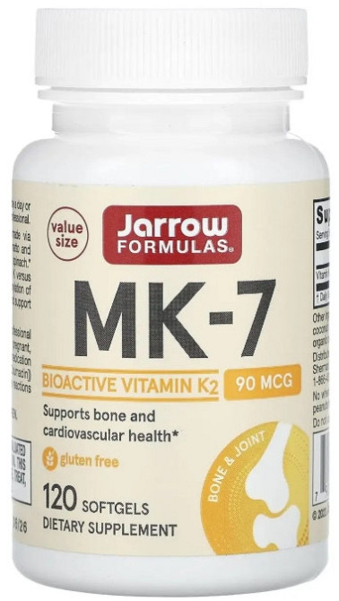 Вітамін К2 МК-7 Jarrow Formula Vitamin K2 МК-7 90 мкг 120 капс Київ - фото 1