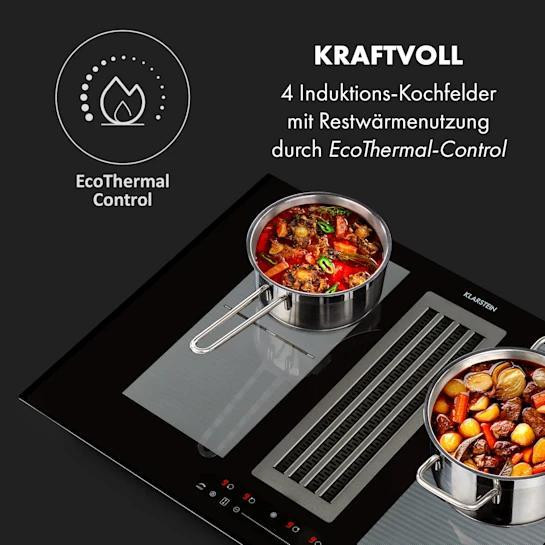 Індукційна плита Full House Down Air System + витяжка Klarstein Німеччина Рівне - фото 5