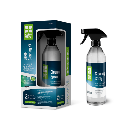 Набір чистячий для електроніки (550мл + 2 мікрофібри) ColorWay CW-5500 Житомир - фото 2
