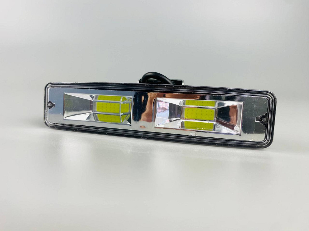 Фара LED прямокутна (chip COB) 48W 6000K (2 діода) (15см х 4см х 2.5 см) пластик Мукачево - фото 5