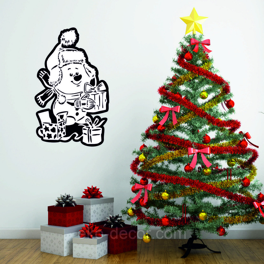 Декоративне настінне Панно «Сніговик», Декор на стену Київ - фото 1