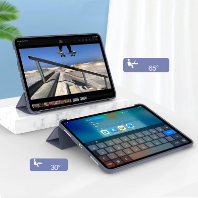 Чехол для планшета Armorstandart Tri Fold Soft TPU Silicone Apple iPad Pro 12.9 2020/2021/2022 Purple (711739) Винница - изображение 3