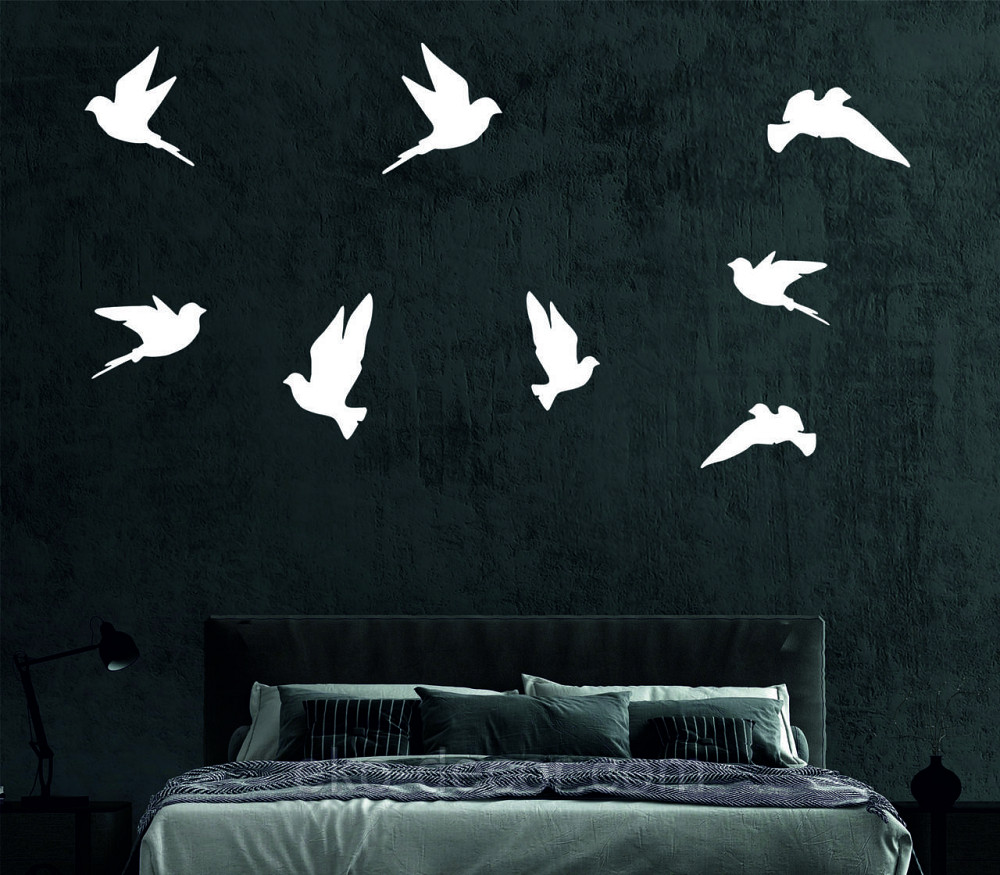 Декоративное настенное Панно «Птичка» Декор на стену(цена за 1шт) 30*21 см, Белый Киев - изображение 1