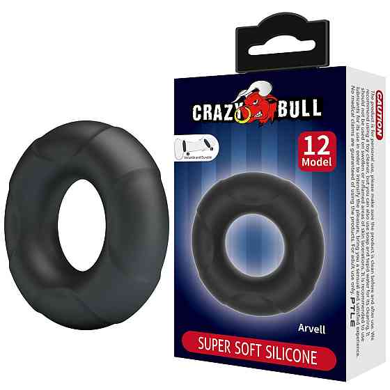 Эрекционное кольцо Crazy Bull №12 - Arvel super soft silicone, BI-210350 Sex Aura Киев