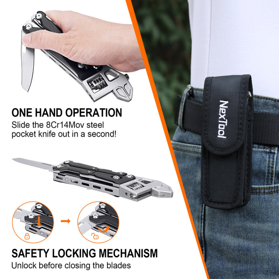 Мультитул NexTool Wrench W4 Рівне - фото 7