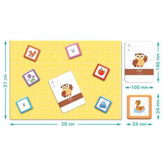 Розвиваюча магнітна гра "Англійська Азбука" DoDo 200214 Вінниця