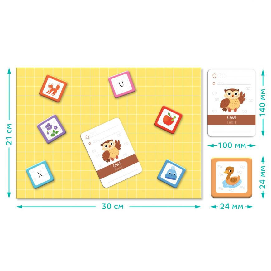 Розвиваюча магнітна гра "Англійська Азбука" DoDo 200214 Вінниця - фото 4