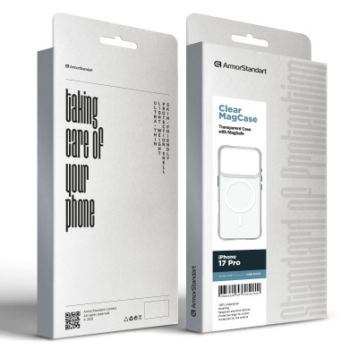 Чохол до мобільного телефона Armorstandart Clear MagCase Apple iPhone 17 Pro Transparent (ARM86252) Вінниця - фото 5