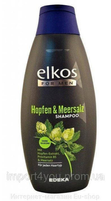 Elkos For Men 500ML чоловічий шампунь Харків - фото 1
