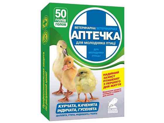 Ветаптечка для молодняка птиці 50 голів ТМ O.L.KAR   Solmir Київ