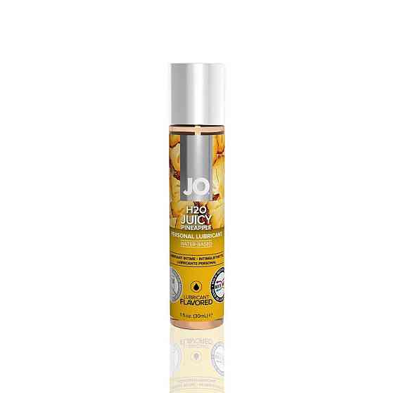 Змазка на водній основі JO H2O — Juicy Pineapple (30 мл) без цукру, рослинний гліцерин Sex Aura Київ