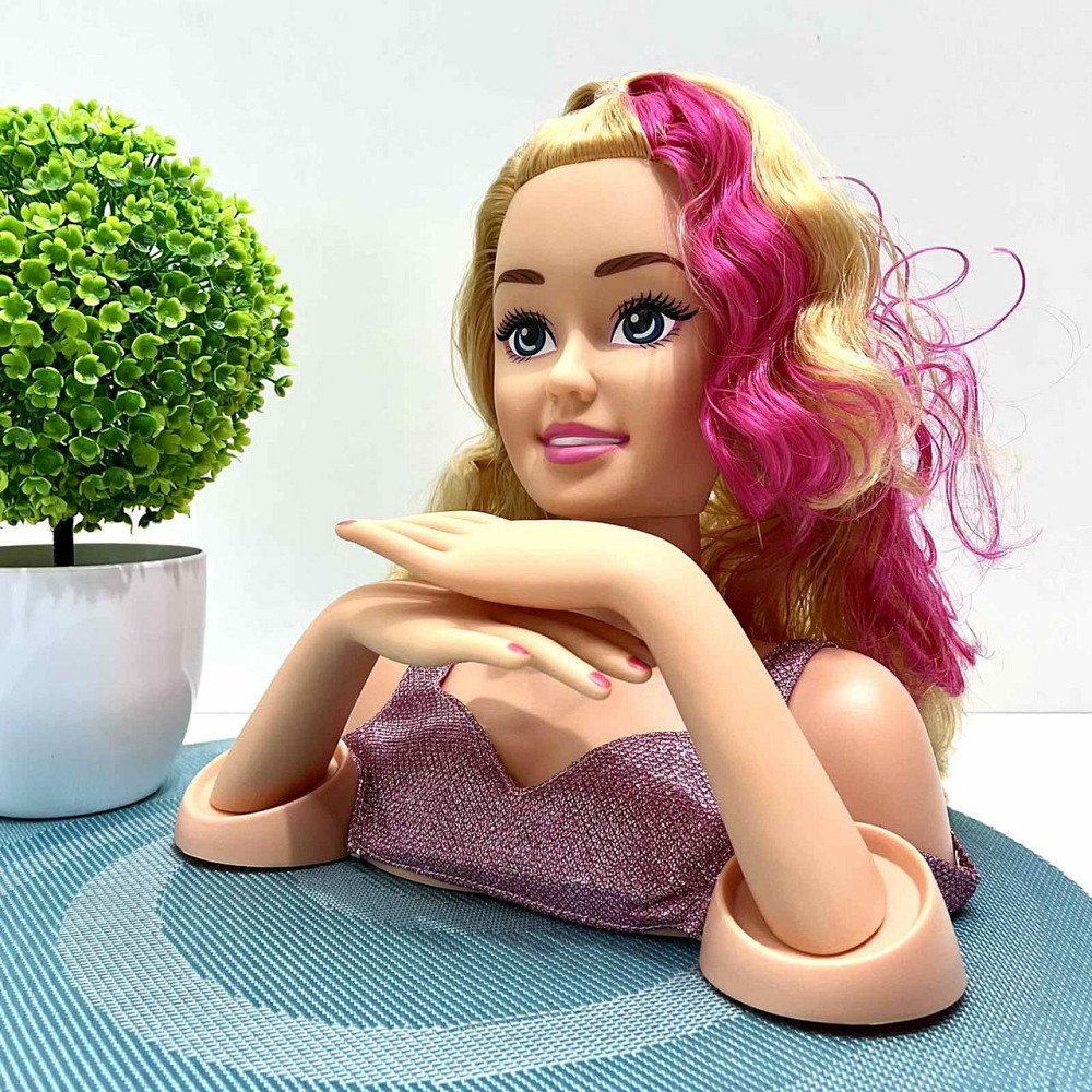 Лялька манекен Defa Lucy голова для зачісок та макіяжу манікюру (8804) Чернігів - фото 2