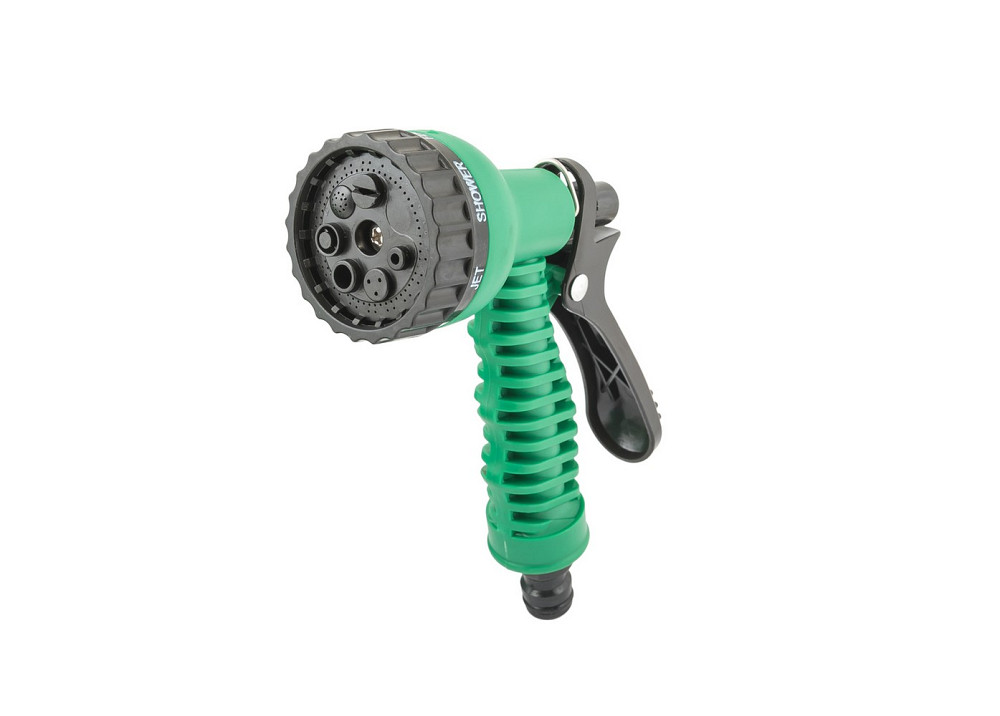 Набір для поливу MASTERTOOL DEW LINE 5 шт (пістолет 7 режимів/шланг 10 м/адаптер ½" ВР-¾" ВР/конектори ⅜" 2 шт) 92-9342 Коломия - фото 8