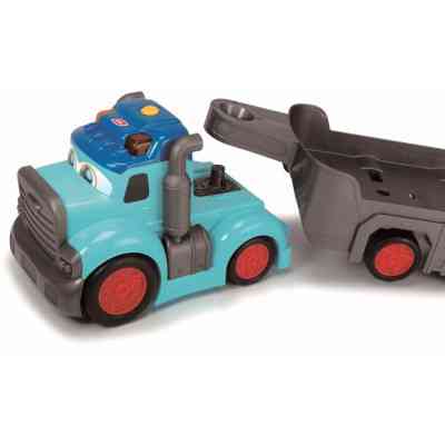 Спецтехніка Dickie Toys Вантажівка АВС "Тедді" зі звук. та світл. ефектами, з причепом та машинкою, 60 см (4119002) Вінниця