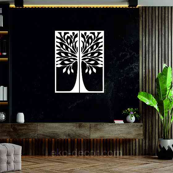 Декоративне настінне 3D Панно «Дерево»  Декор на стіну з об'ємом Київ