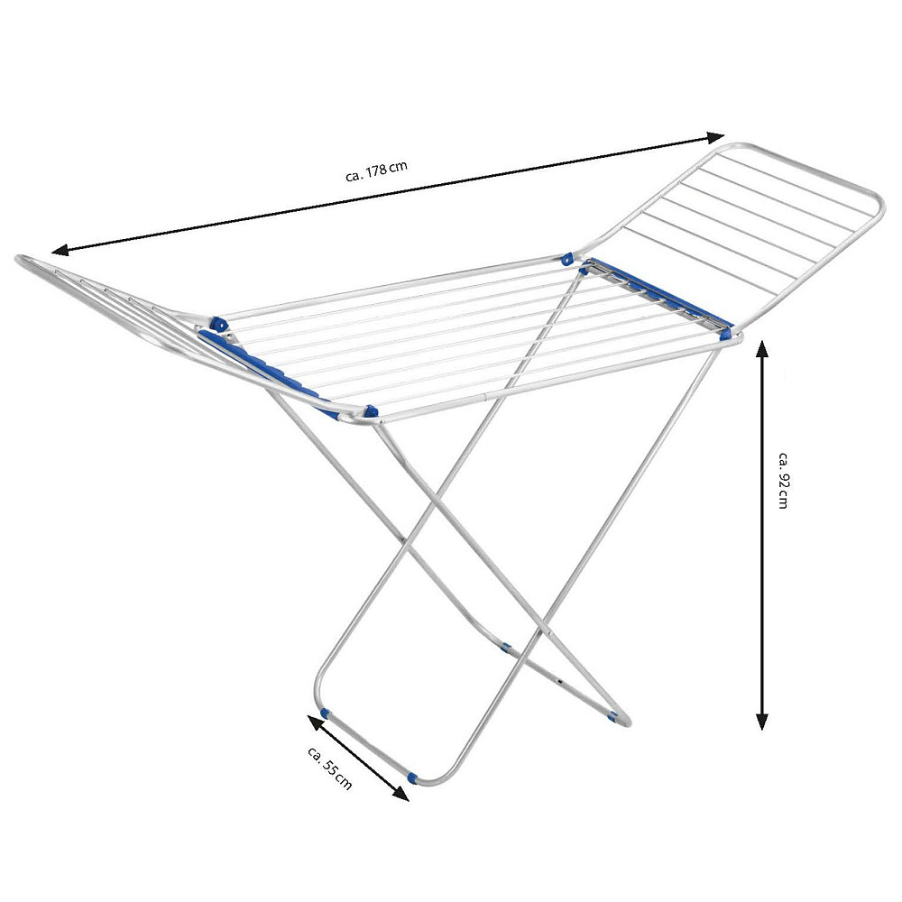 Сушарка для білизни підлогова Casa Si Elegant 20m Silver (CS92729U06) Київ - фото 4