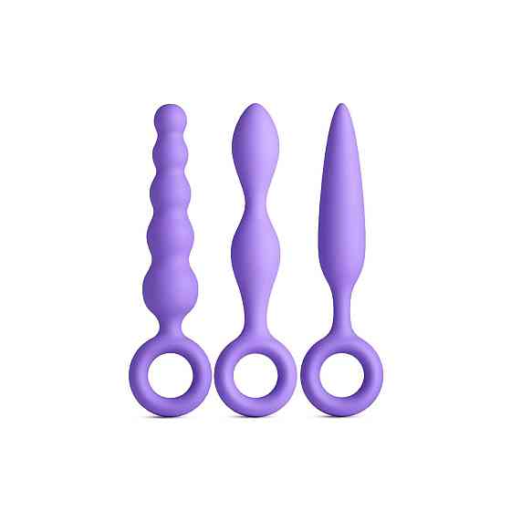 Набір анальних іграшок NS Novelties INYA — Trio Kit — Purple Sex Aura Київ