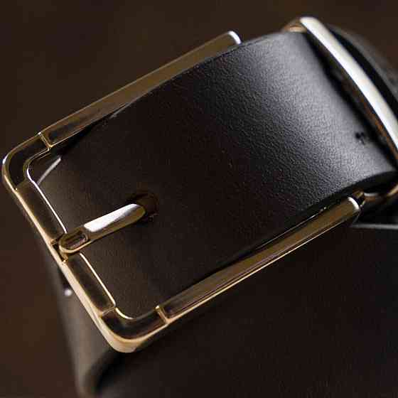 Ремень мужской GRANDE PELLE 11065 кожа Коричневый Киев