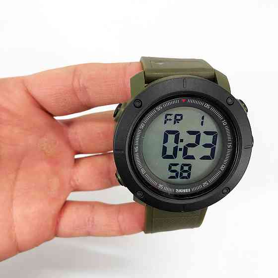 Чоловічий тактичний годинник SKMEI 2122AGWT, Брендові чоловічі годинники, Годинники AS-500 для чоловіка Київ