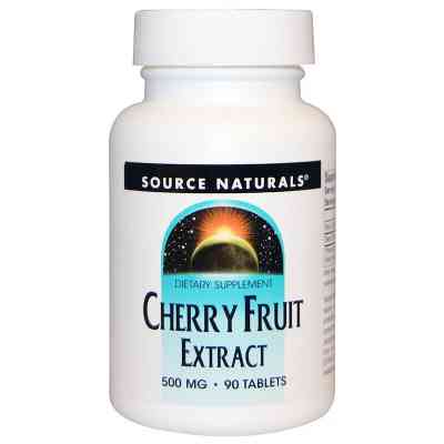 Травы Source Naturals Экстракт Вишни 500мг, 90 таблеток (SNS-01681) Винница