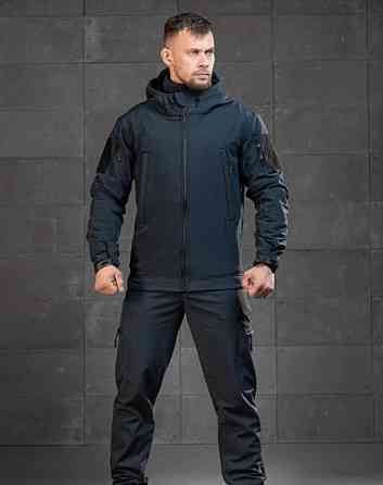 Військовий демісезонний костюм (куртка, штани та флісова кофта) Cофтшел Softshell ДСНС ВТ4733 (розмір S) Вінниця