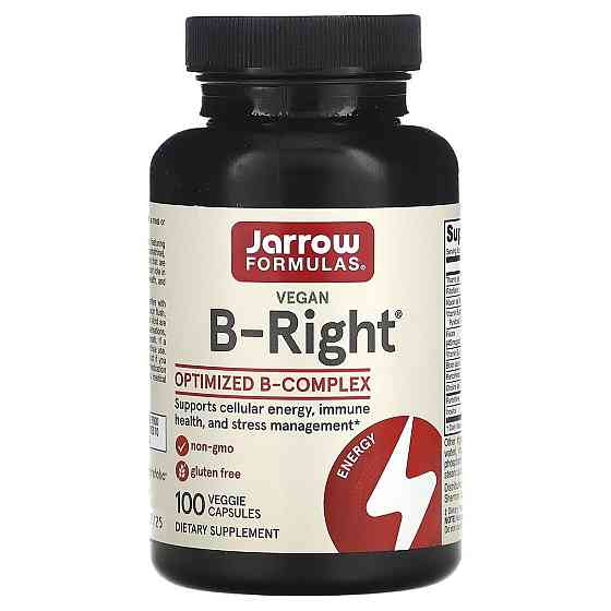 Витамины группы В комплекс Jarrow Formulas B-Right 100 капс Киев