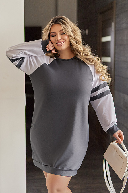 Спортивное платье из двунитки 